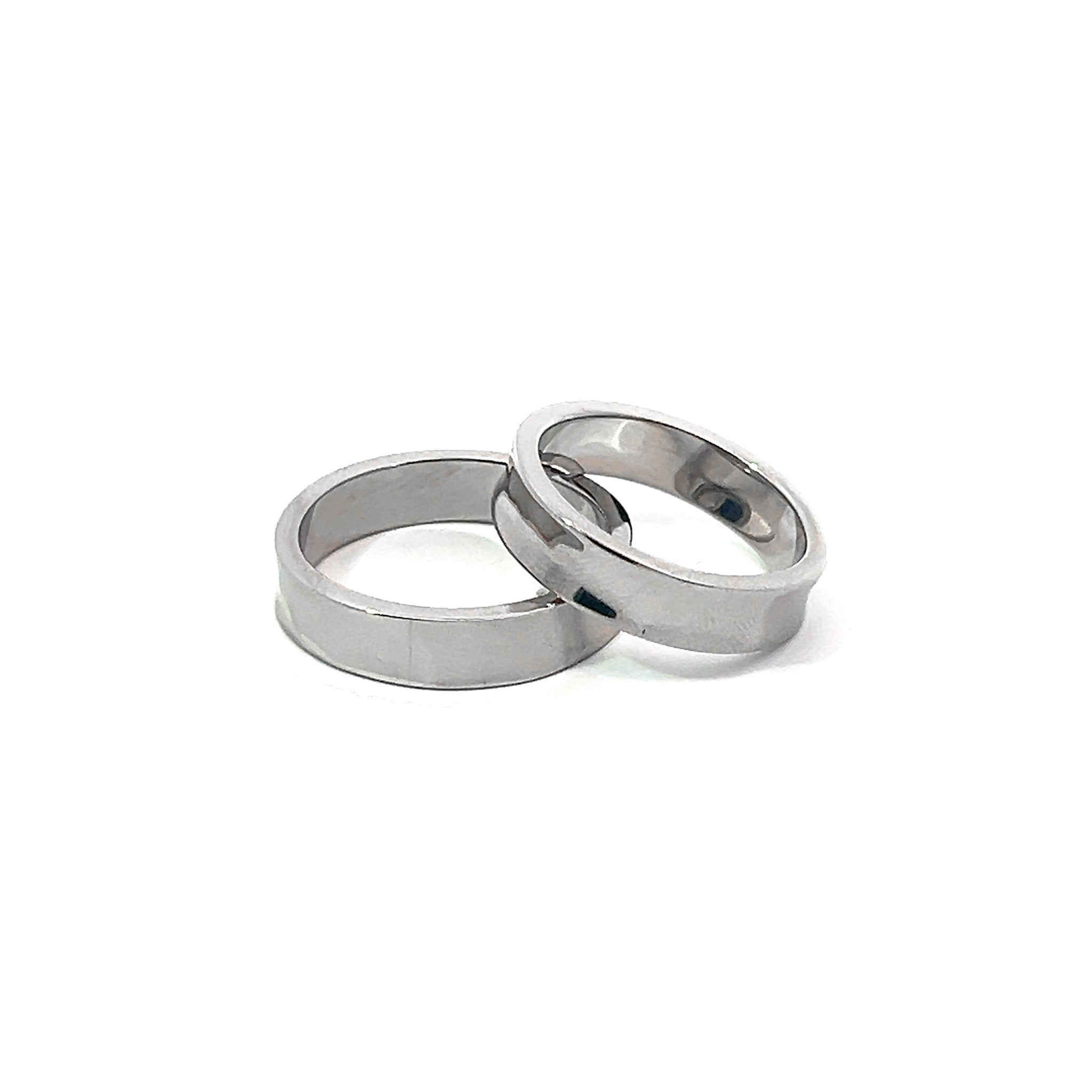 Anillos de matrimonio cóncavo